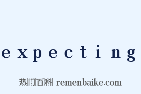 expecting是什么意思的图片